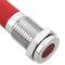 Luz piloto LED light 8mm 220VAC mount cor vermelho