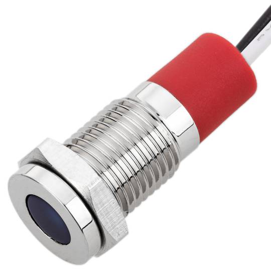 Luce pilota a LED blu per montaggio a pannello da 8 mm 220VAC