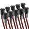 Luce pilota a LED 8mm 12VDC Lampada spia di colore bianco 10-pack