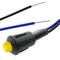 Pilot LED-licht 8 mm 12VDC geel 10-pack