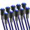 Pilot LED-licht 8 mm 12VDC blauw 10-pack