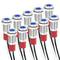 Luce pilota a LED blu per montaggio a pannello da 8 mm 12VDC 10 pack