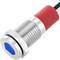 Luce pilota a LED blu per montaggio a pannello da 8 mm 12VDC 10 pack