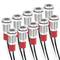 Pilot LED 8 mm 220VAC  weiße LED-Kontrollleuchte 10 pack