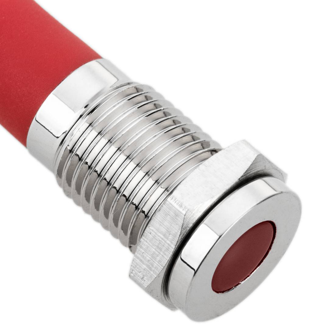 Luce pilota LED da 8 mm 220 VAC per montaggio a pannello rosso 10 pack
