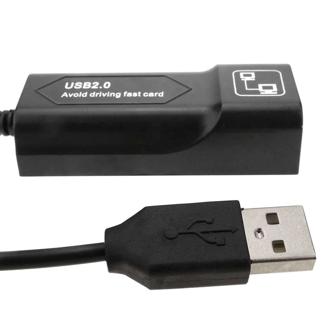 Adaptateur réseau Ethernet 10/100 Mbps vers USB 2.0 - Cablematic
