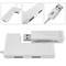 USB 2.0 Fast Ethernet et 4 ports USB hub 100Mb blanc