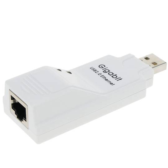 USB 2.0 naar Ethernet 10/100/1000 Mbps Gigabit GB-adapter