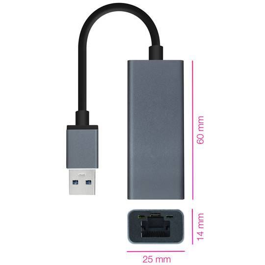 Adapter USB 3.0 na Ethernet 10/100/1000 Mbps