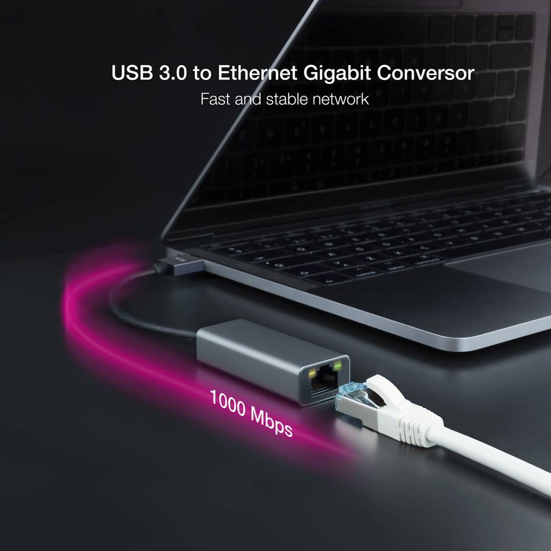 Adapter USB 3.0 na Ethernet 10/100/1000 Mbps