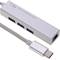 Adaptateur USB 3.0 type C au RJ45 Gigabit Ethernet avec concentrateur 3 ports USB de type A