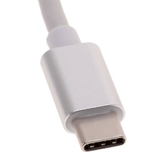 Adaptateur USB 3.0 type C au RJ45 Gigabit Ethernet avec concentrateur 3 ports USB de type A