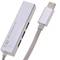 Adaptateur USB 3.0 type C au RJ45 Gigabit Ethernet avec concentrateur 3 ports USB de type A