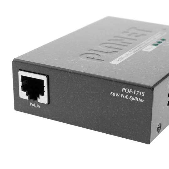 Ultra Power over Ethernet PoE separador IEEE802.3af/at 10/100/1000Mbps 12/19/24VDC