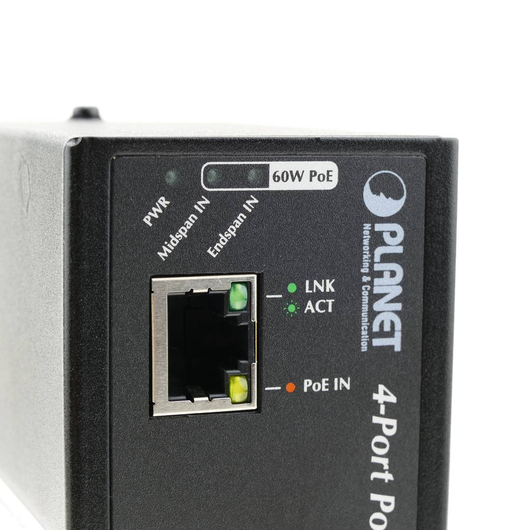 Przedłużacz PoE Ultra Power over Ethernet 1 port PoE do 4 portów PoE IEEE802.3af / at 10/100 / 1000Mbps