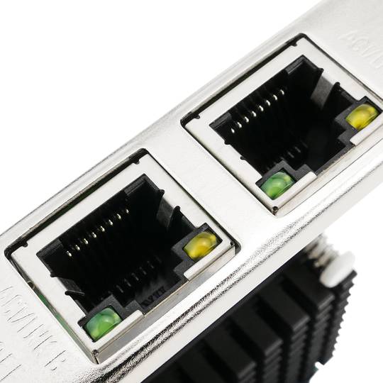 Karta PCI-Express Ethernet Gigabit 10/100 / 1000Base-Tx (2xRJ45)