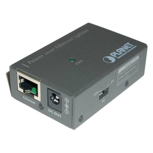 Zestaw Power Over Ethernet (wtryskiwacz PoE i separator)