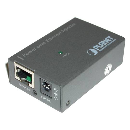 Zestaw Power Over Ethernet (wtryskiwacz PoE i separator)