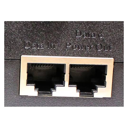 Power Over Ethernet. Iniettore PoE da 24 W.
