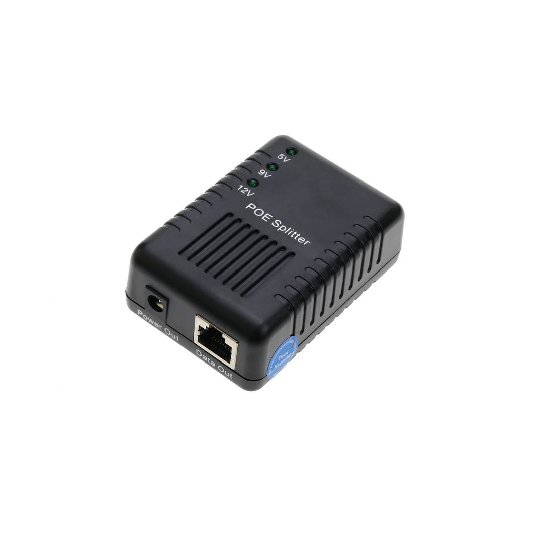 Power over Ethernet IEEE802.3af PoE separador 5VDC 9 VDC 12VDC