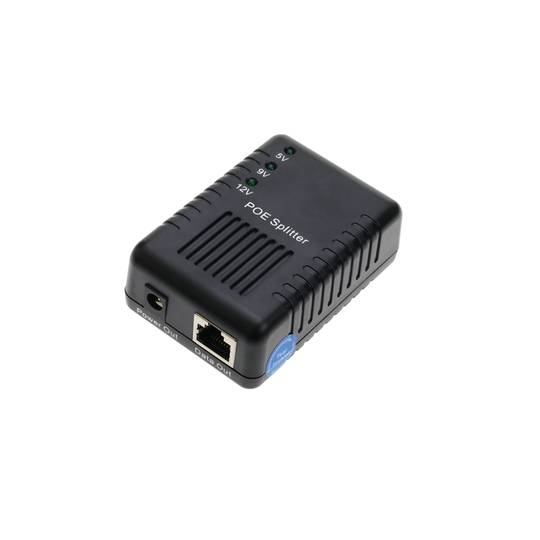 Power over Ethernet IEEE802.3af PoE separador 5VDC 9 VDC 12VDC