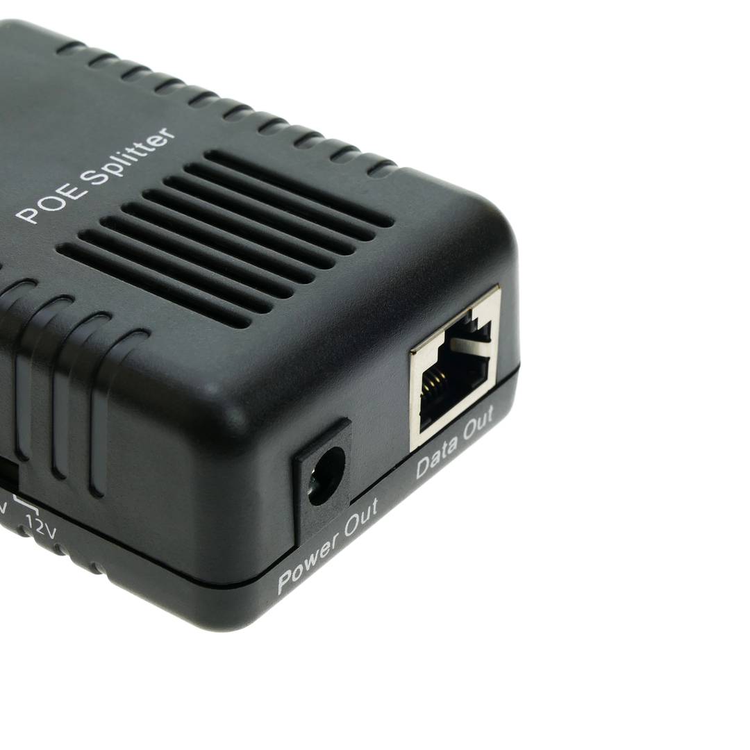 Power over Ethernet IEEE802.3af PoE separador 5VDC 9 VDC 12VDC