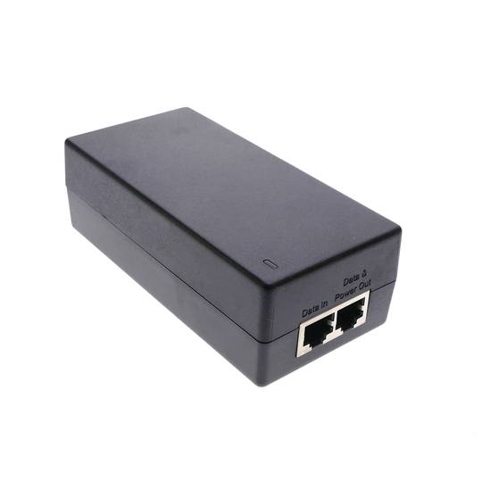 fonte de alimentação PoE 1250mA 100-240VCA para 48VDC Power over Ethernet