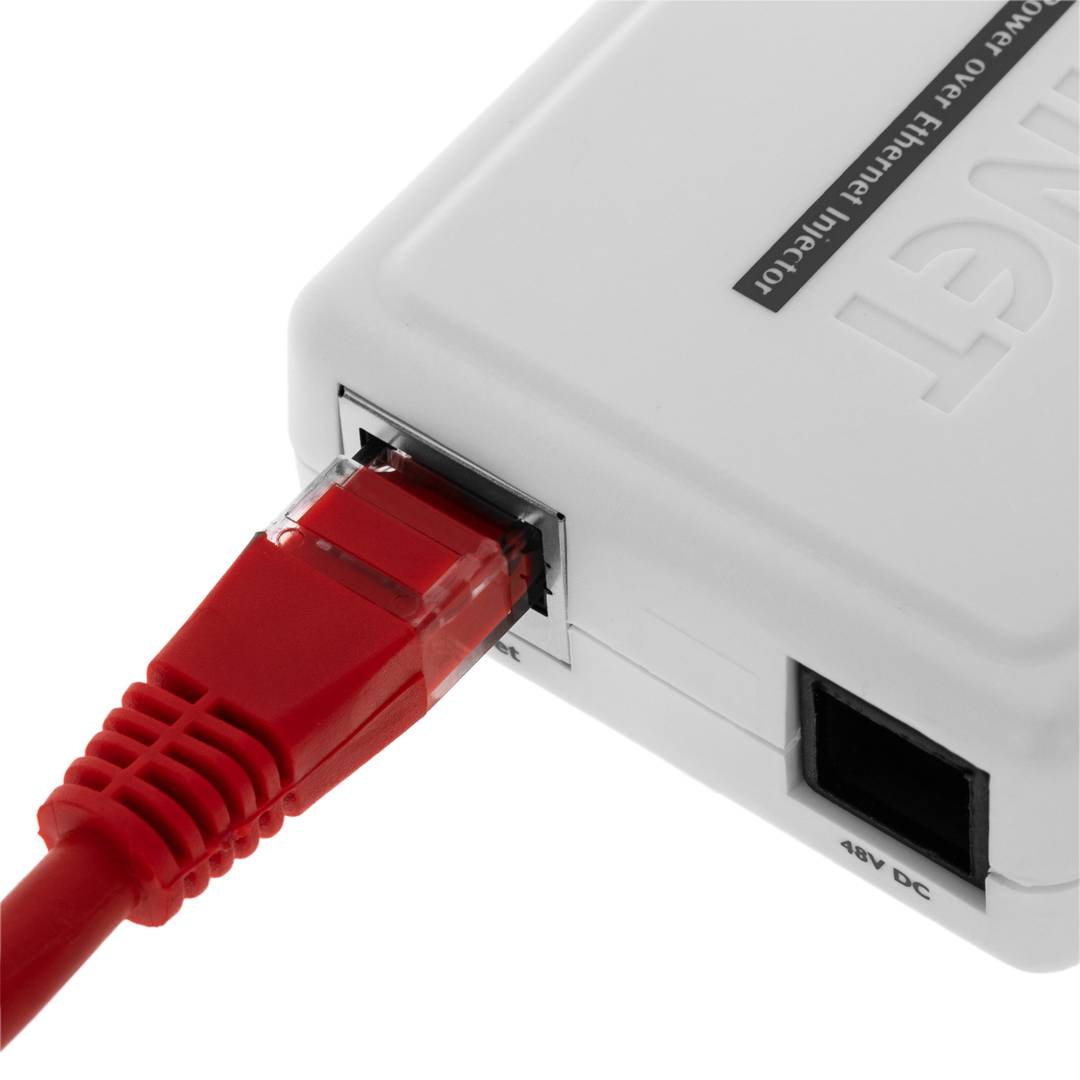 IEEE 802.3af Power over Ethernet (PoE-Injektor) - Cablematic