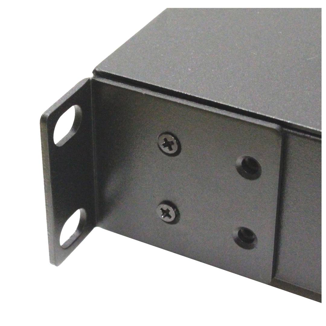 Hub PoE Injector Hub IEEE802.3af 10/100 Mbps 8-portowy stojak 19