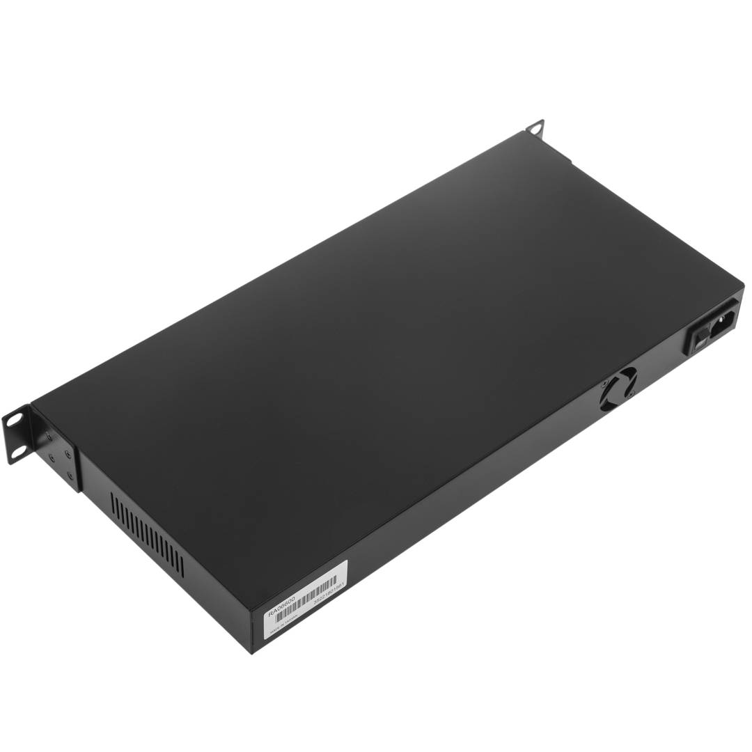 IEEE 802.3af PoE Injector Hub 8-Port 10/100/1000 Mbps Rack 19