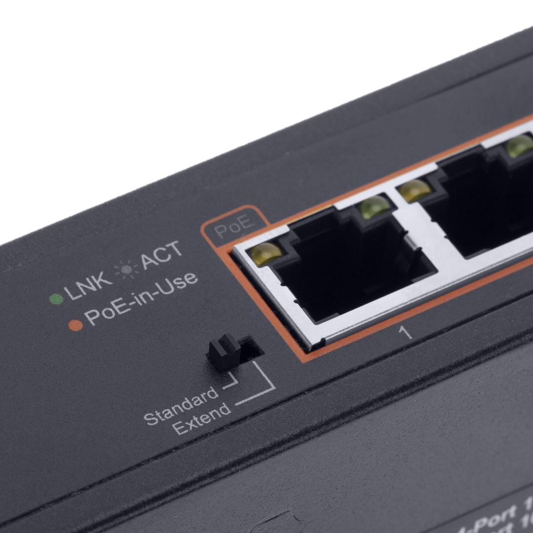 IEEE 802.3af PoE Switch 10/100Mbps RACK10 (+4 4UTP PoE)