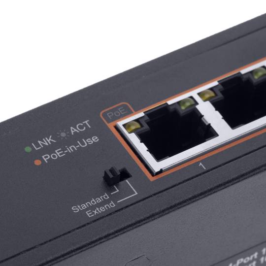 IEEE 802.3af PoE Switch 10/100Mbps RACK10 (+4 4UTP PoE)