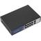 Switch PoE 10/100Mbps IEEE802.3af/at 2 puertos UTP y 8 puertos PoE