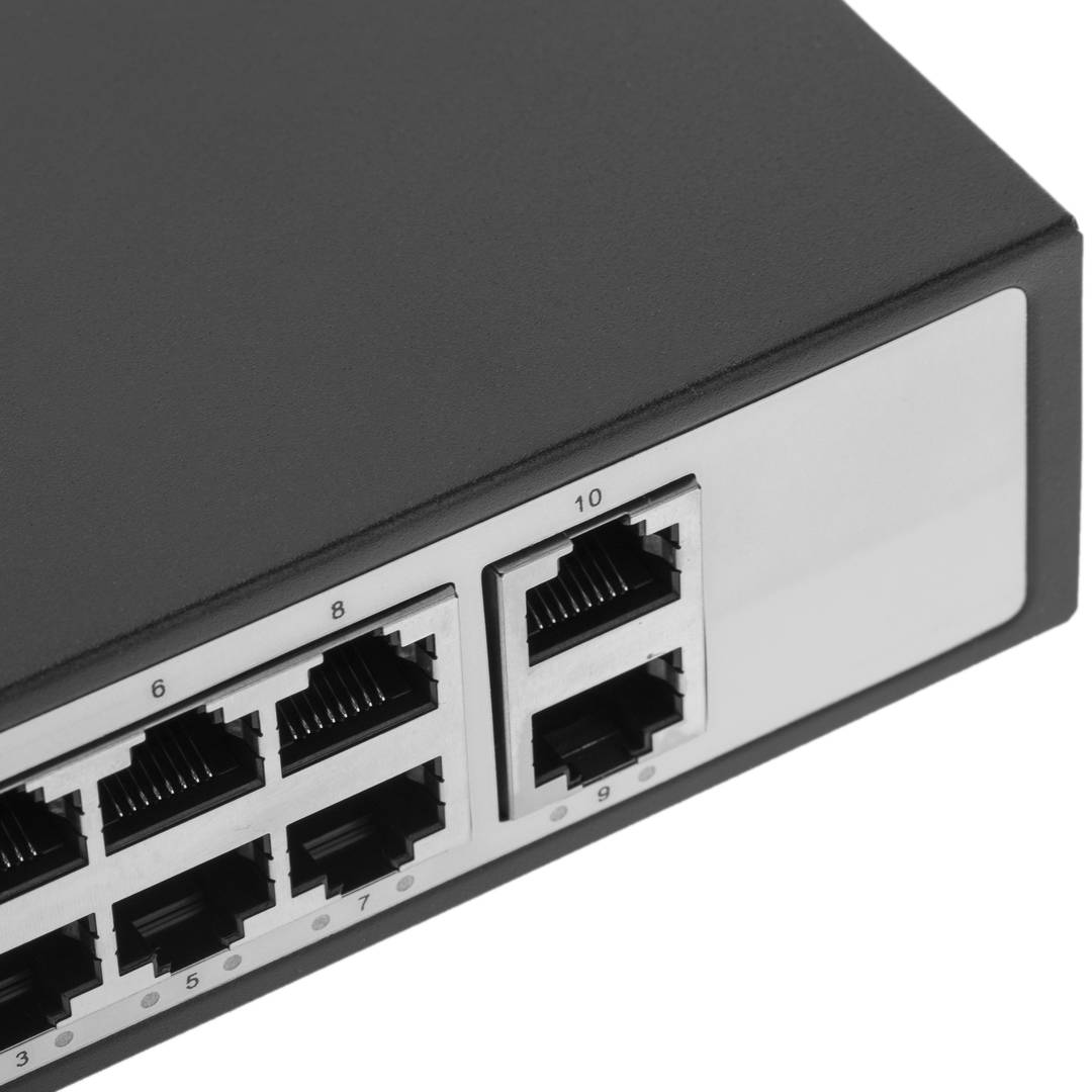 PoE Switch 10/100Mbps IEEE802.3af/at 2 portas UTP e 8 portas PoE