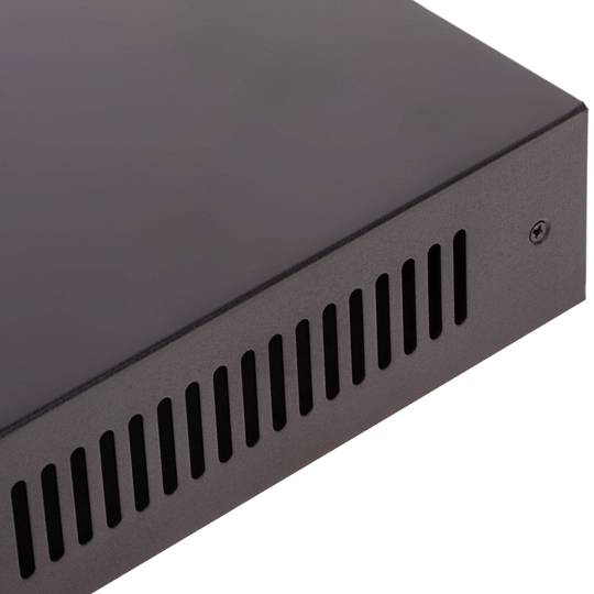 POE-Switch IEEE802.3af RACK19 (16 UTP + 2 Gigabit + 1 SFP-poorten)