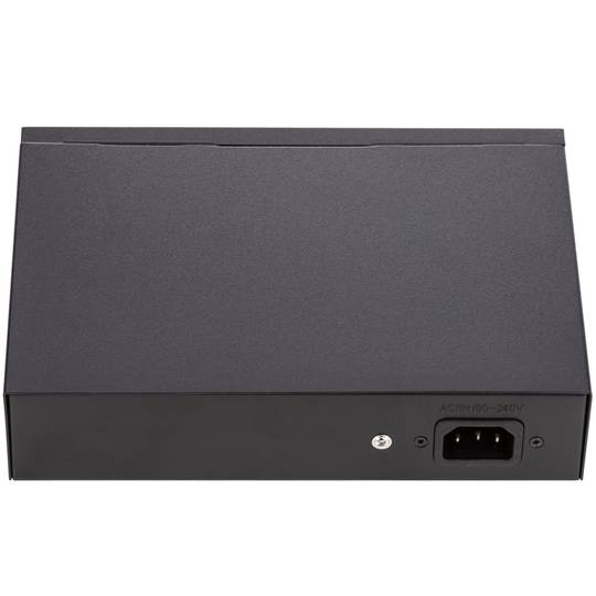 Switch PoE 10/100Mbps IEEE802.3af/at com 2 portas UTP e 4 portas PoE