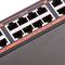 Switch PoE de rede de 10/100/1000 Mbps IEEE802.3af/at para rack de 19
