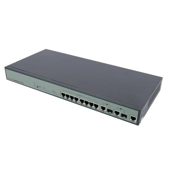 PoE-Switch 10 / 100Mbps IEEE802.3af / at RACK19 (8PoE + 2SFP)