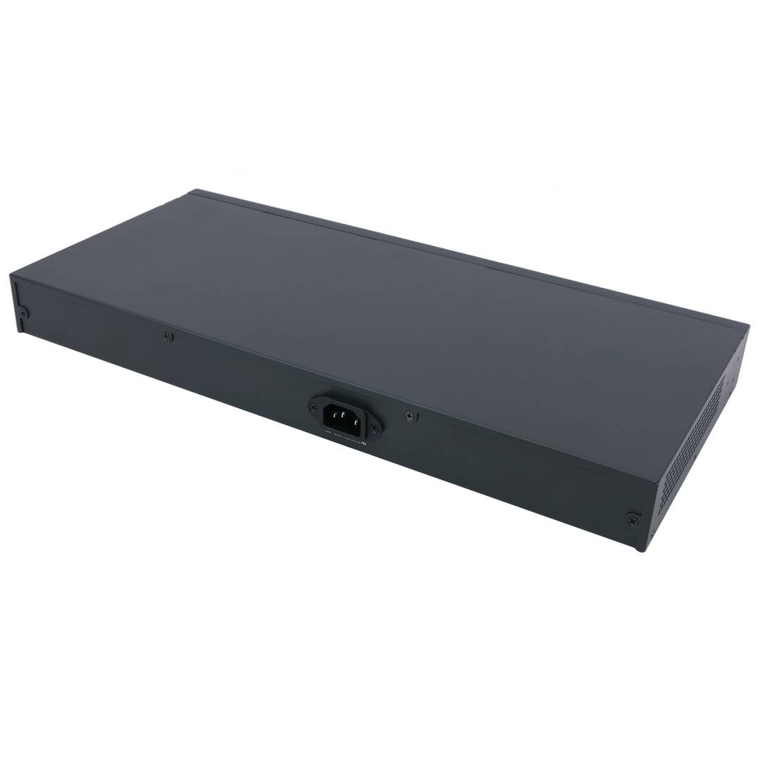 PoE-Switch 10 / 100Mbps IEEE802.3af / at RACK19 (8PoE + 2SFP)