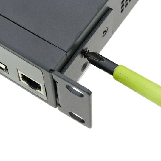 PoE-Switch 10 / 100Mbps IEEE802.3af / at RACK19 (8PoE + 2SFP)