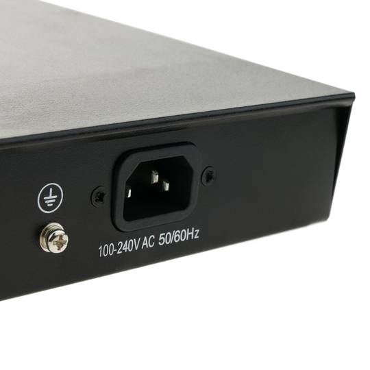 IEEE 802.3af/at PoE Switch 10/100Mbps WEB Rack19 (24PoE 2 SFP)