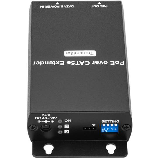 Extender passivo lungo raggio IP / PoE su Cat. 5e 800 m