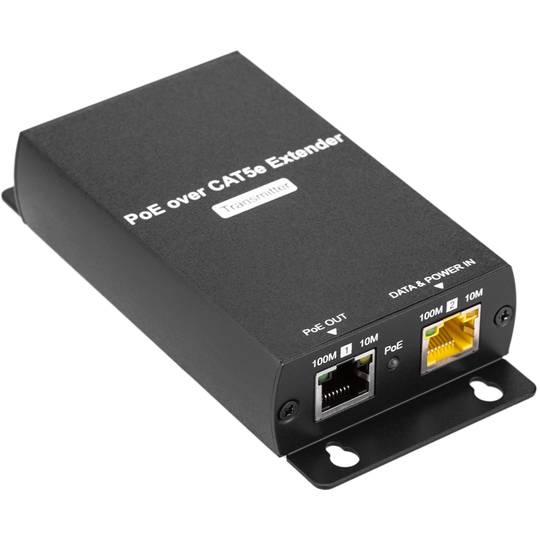 Extender passivo lungo raggio IP / PoE su Cat. 5e 800 m