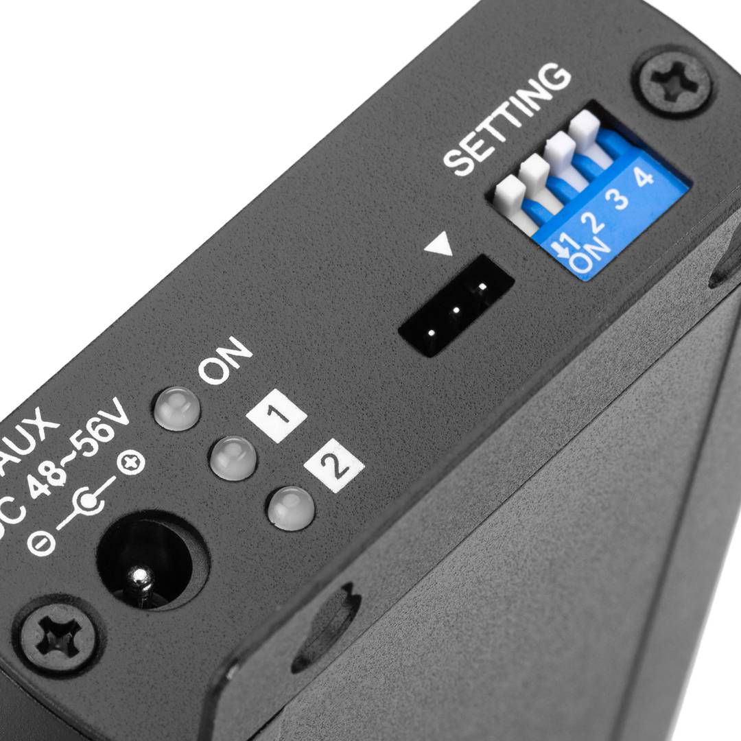Extender passivo lungo raggio IP / PoE su Cat. 5e 800 m