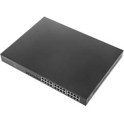 Passa 10/100/1000 Mbps PoE IEEE 802.3af-Rack19 (24 e PoE 4 SFP)