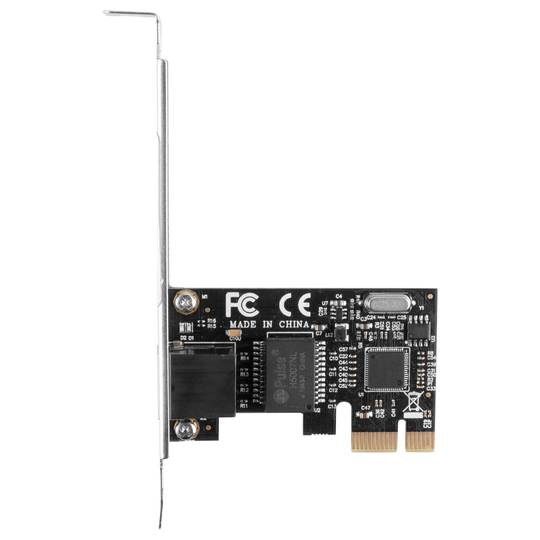 Lanberg PCE-1GB-201 1000 Mbit/s placa de rede com fio interna PCI Express cor preta
