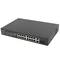 Commutateur intelligent Lanberg PoE+ avec 18 ports RJ45 pour rack 1U 19 pouces