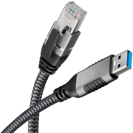 Ethernet network cable USB-A 3.0 to RJ45 2 m