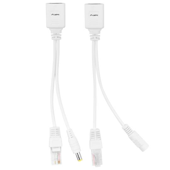 Lanberg AD-POE-0015-W 15 cm zestaw pasywnego adaptera wtryskiwacza POE UTP