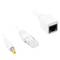 Lanberg AD-POE-0015-W 15 cm zestaw pasywnego adaptera wtryskiwacza POE UTP